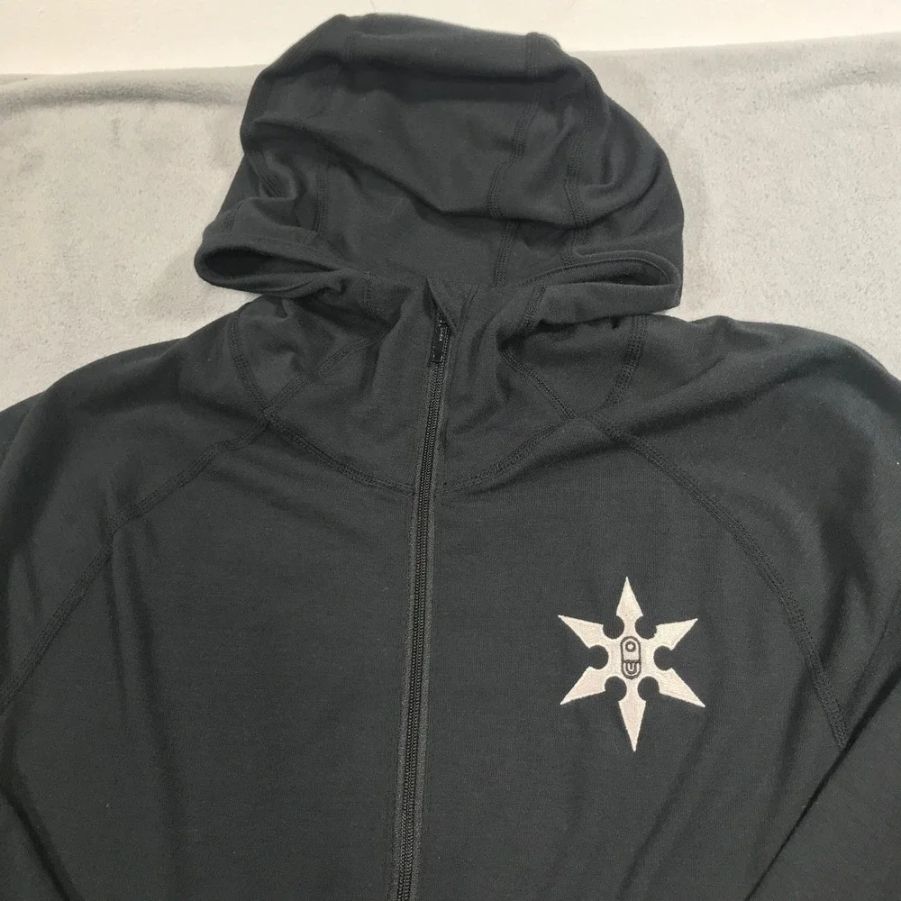 Airblaster Ninja Suit Womens Large Black Hooded One Piece Base Layer Snowboard
